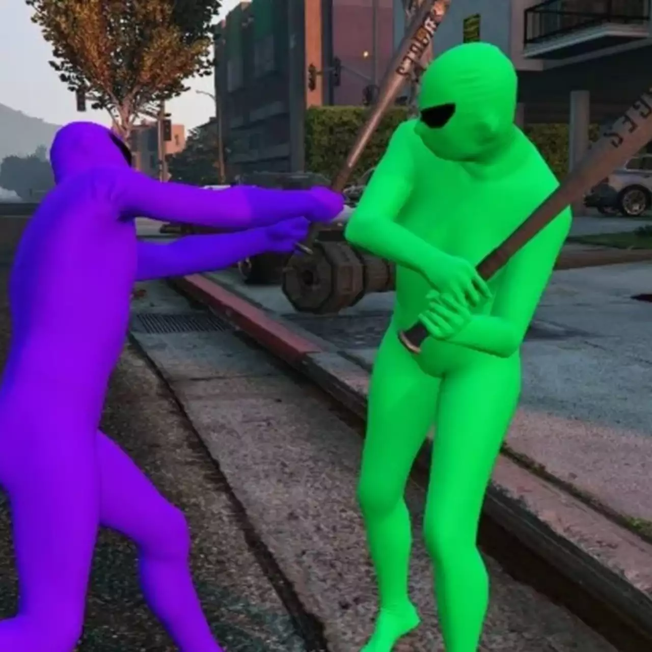 В GTA Online стали бесплатными костюмы инопланетян. Они воюют уже несколько недель