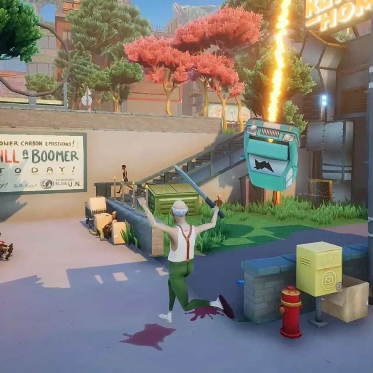 Умри, но не сейчас: авторы Goat Simulator анонсировали веселую игру про пенсионеров Умри, но не сейчас: авторы Goat Simulator анонсировали веселую игру про пенсионеров