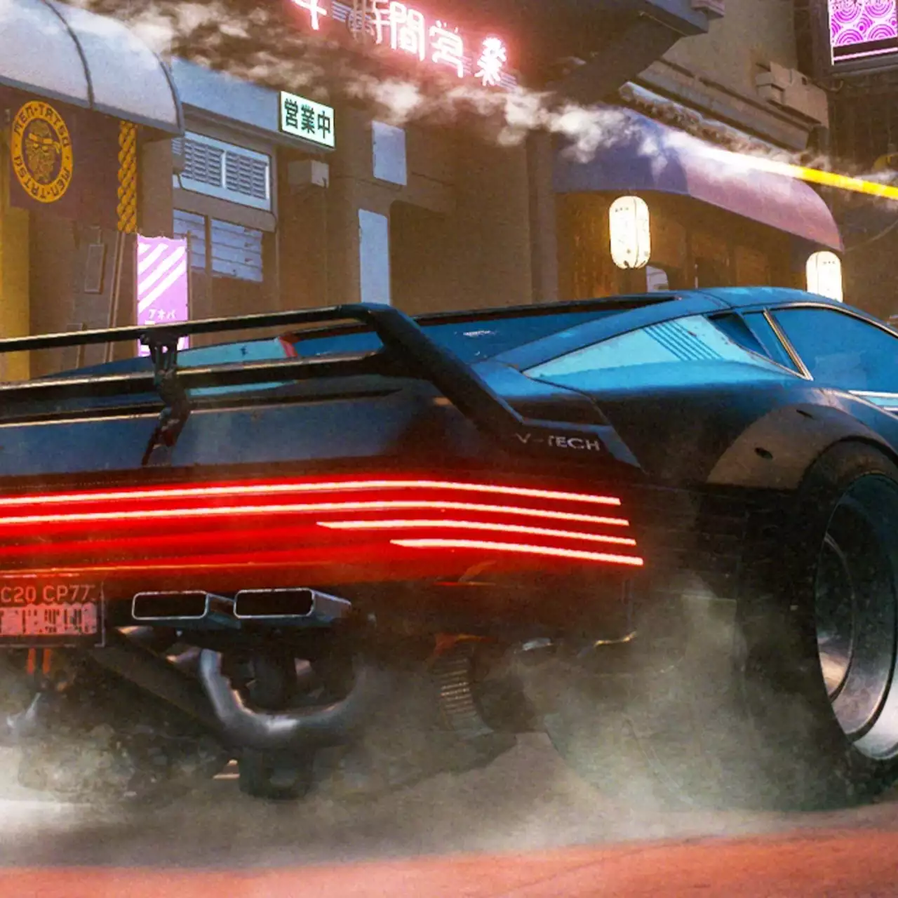 На картинке показали автомобили из Cyberpunk 2077 в футуристическом дизайне из 80-х На картинке показали автомобили из Cyberpunk 2077 в футуристическом дизайне из 80-х