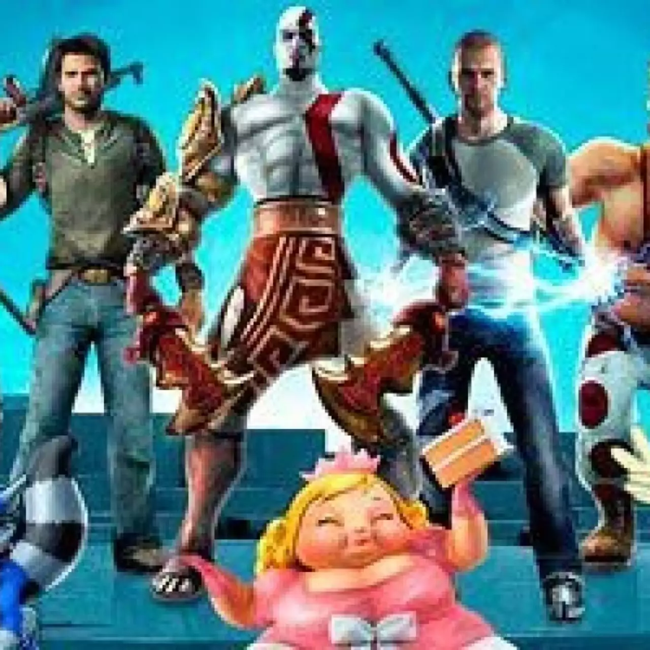 Кратос, Дрейк, Большой Папочка и другие герои в новом трейлере PlayStation All-Stars Battle Royale