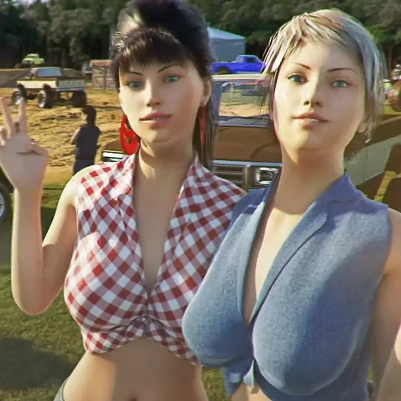 Девушки, пивко и тачки: в Steam выйдет игра про деревенские вечеринки и гонки на монстр-траках