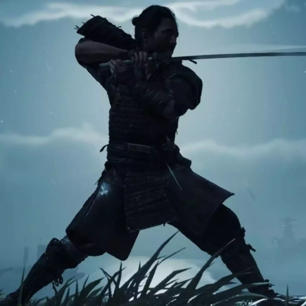 Игрок с настоящей катаной лично выполняет противоборства в Ghost of Tsushima Игрок с настоящей катаной лично выполняет противоборства в Ghost of Tsushima