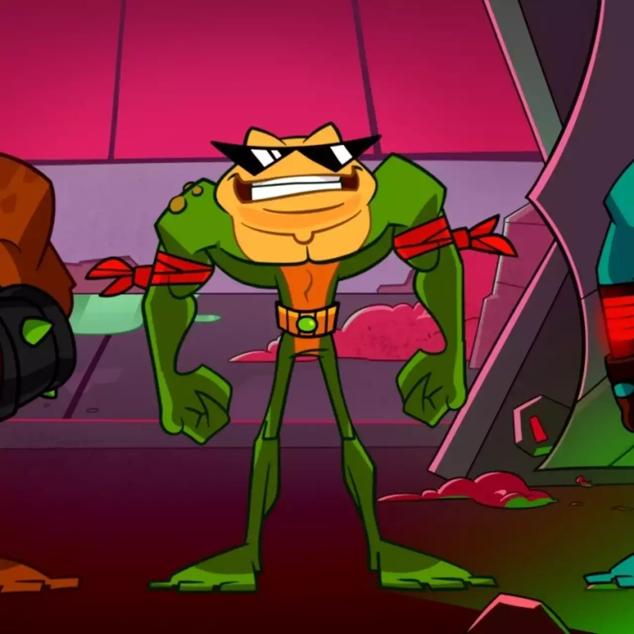 Обзор Battletoads. Драки, жабы и пауэр-метал