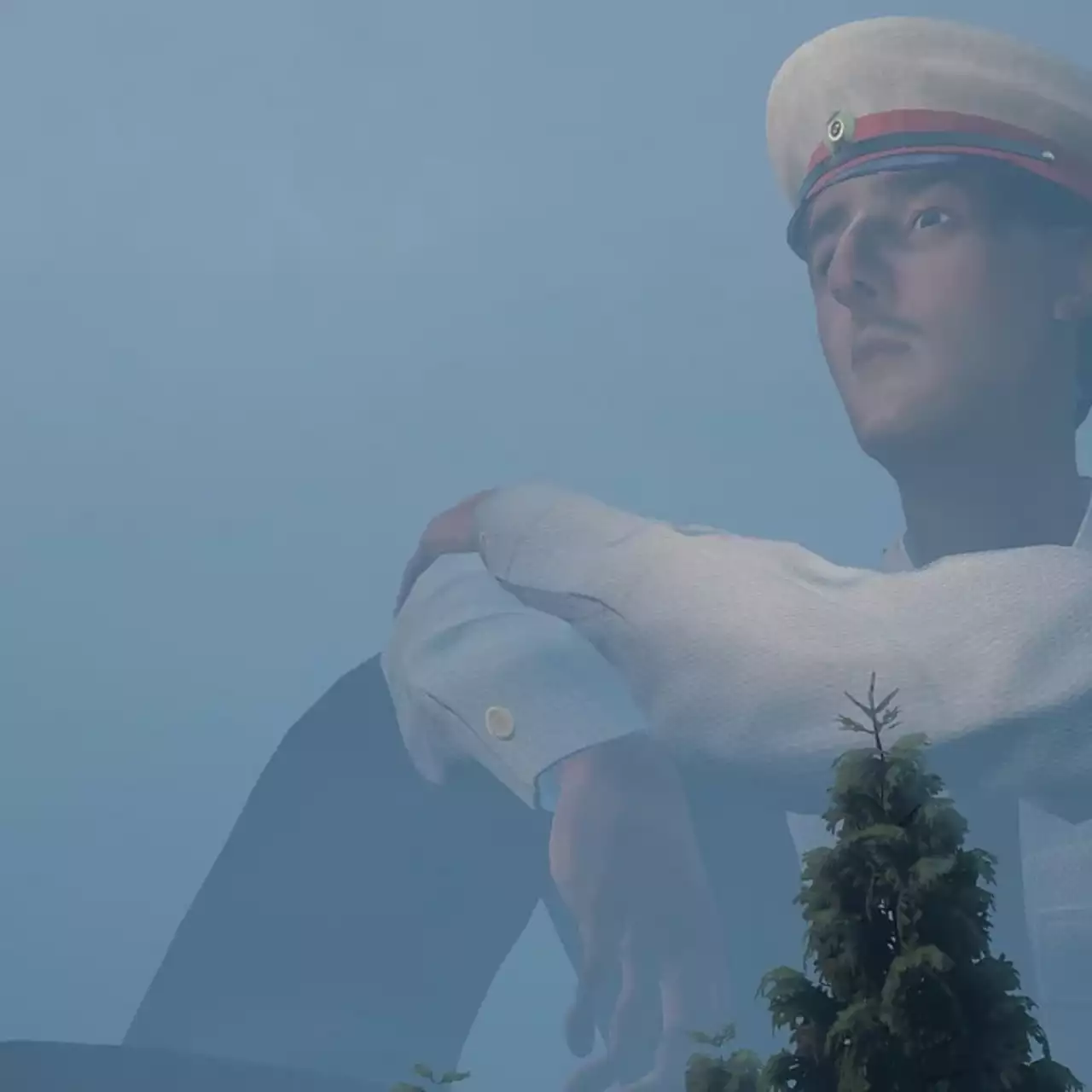 Крипота-то какая! Для Steam анонсирована игра, в которой надо сбежать от гигантского милиционера