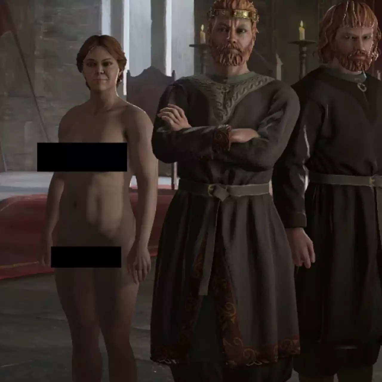 Как раздеть персонажей в Crusader Kings 3: nude моды, религиозные нудисты и голые правители