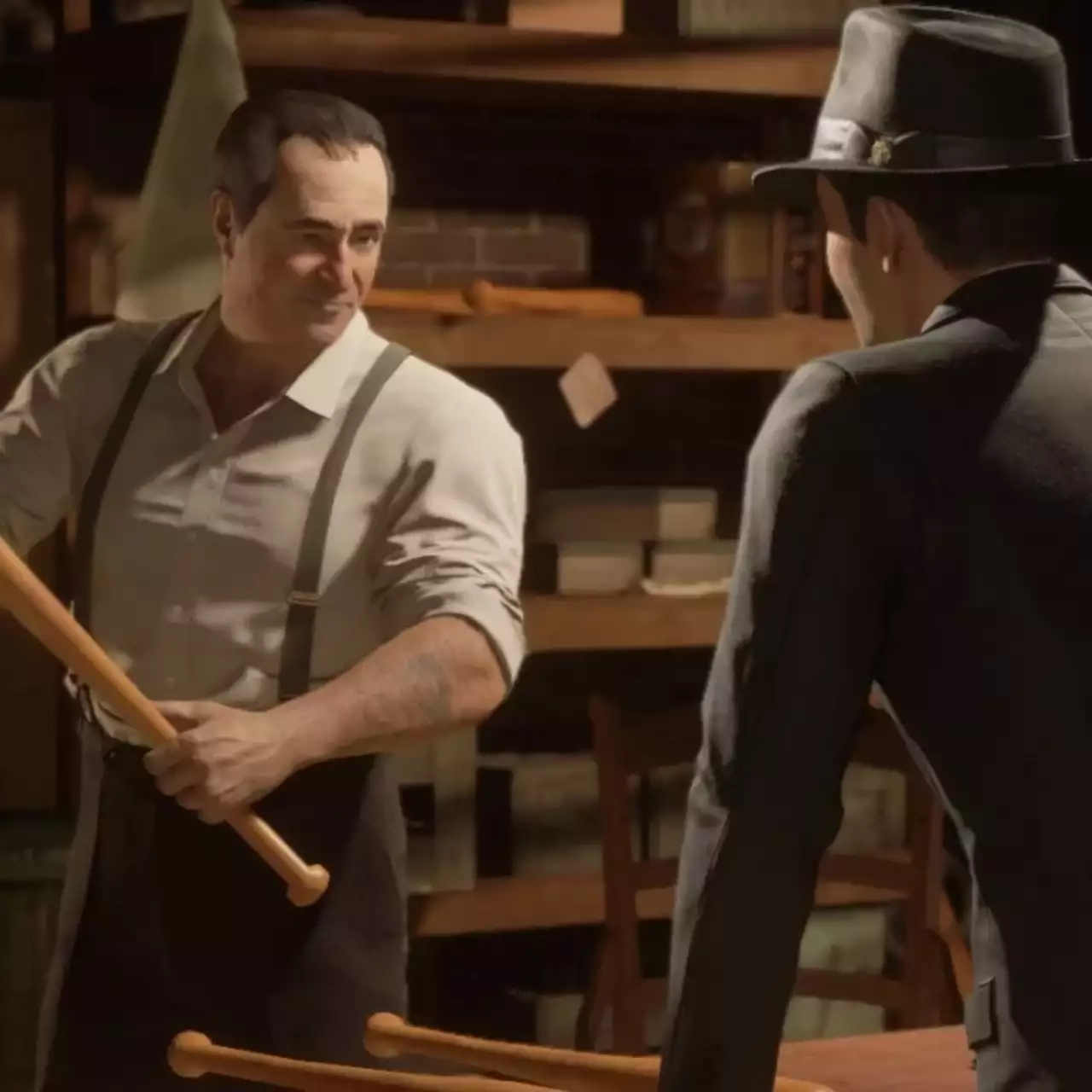Гифки из Mafia: Definitive Edition — адреналиновые перестрелки, драки и погони Гифки из Mafia: Definitive Edition — адреналиновые перестрелки, драки и погони
