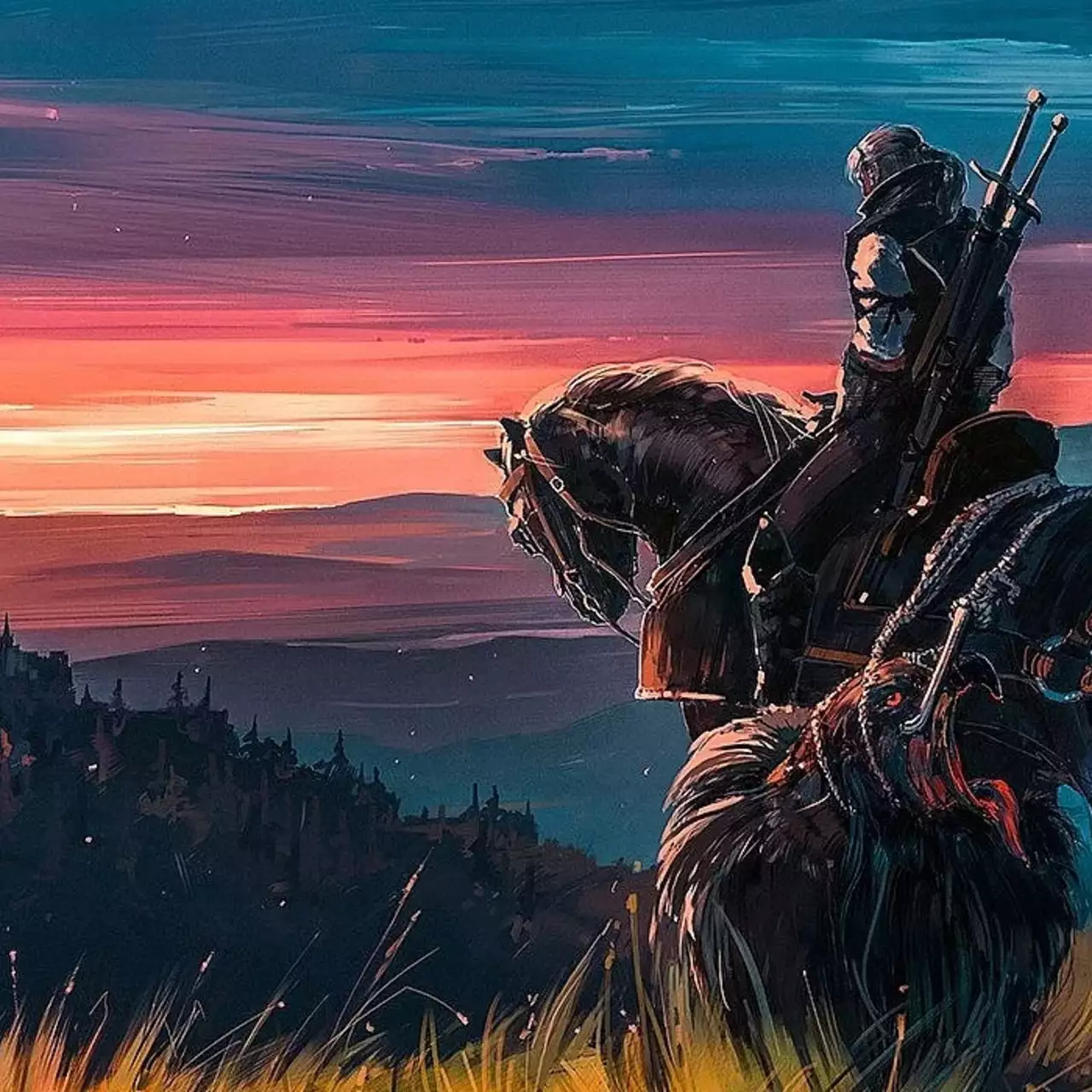Авторы The Witcher 3 показали впечатляющий фан-арт с Геральтом. Его уже покупают за деньги