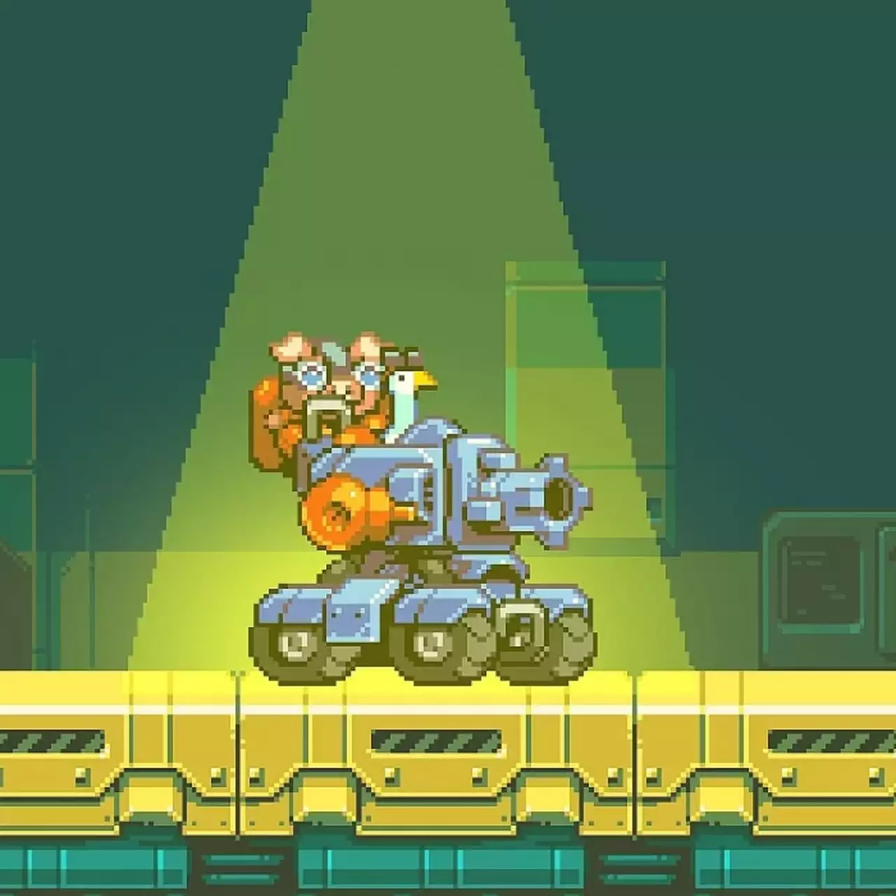 Анонсирована игра в стиле Metal Slug и Contra. Она про гуся с пулемётами Анонсирована игра в стиле Metal Slug и Contra. Она про гуся с пулемётами
