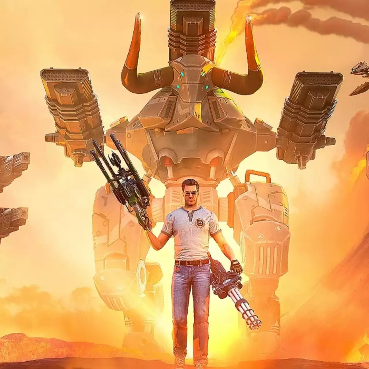 Монстры из Serious Sam 4 придут в War Robots