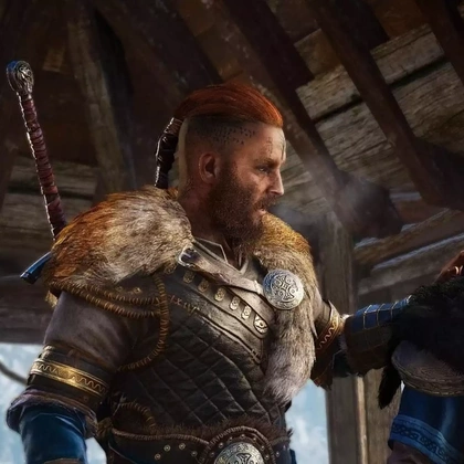 Игрок Assassin's Creed Valhalla нашел секретное супермощное оружие в груде камней