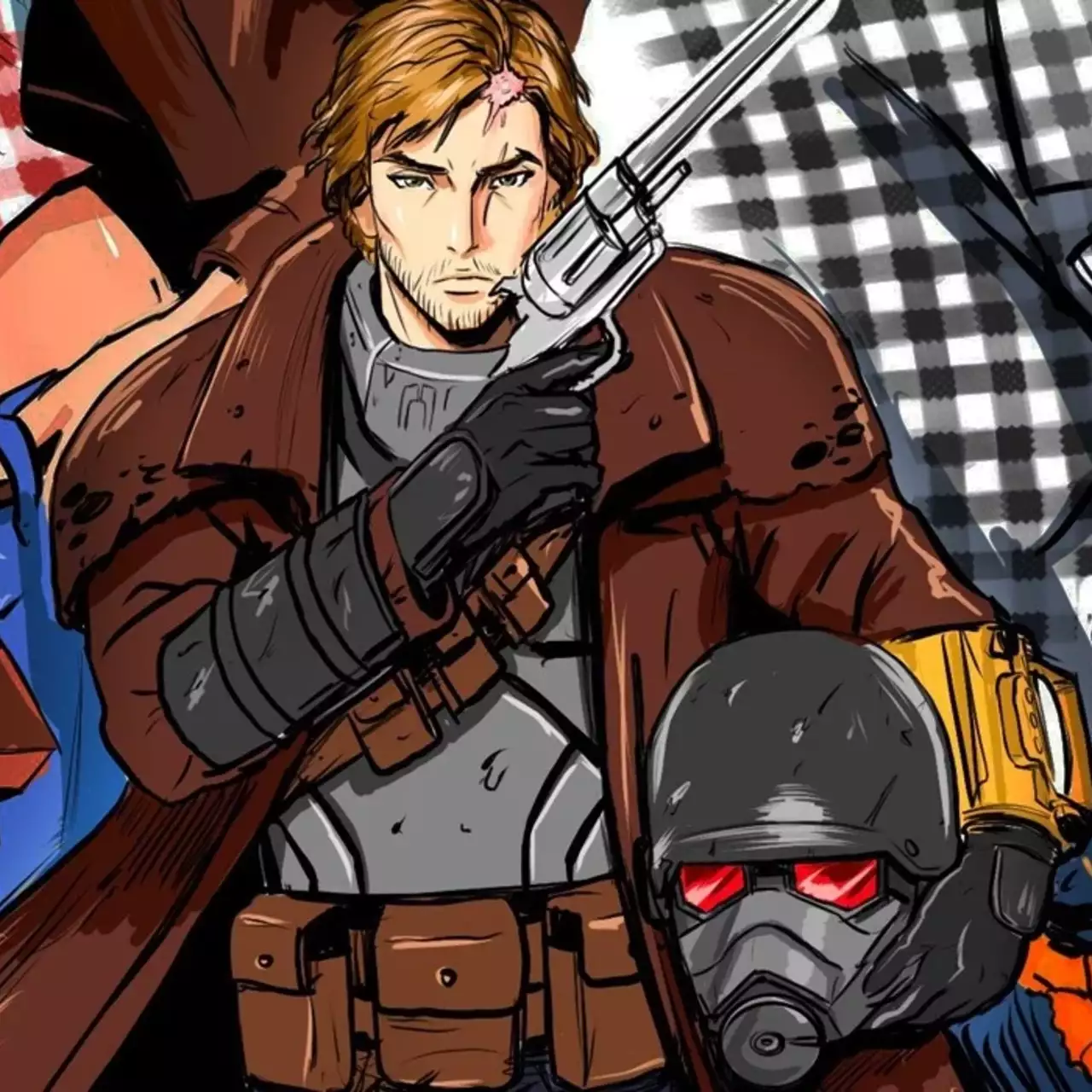 Если бы Fallout была аниме: художник нарисовал New Vegas, Fallout 4 и даже постер с Москвой Если бы Fallout была аниме: художник нарисовал New Vegas, Fallout 4 и даже постер с Москвой