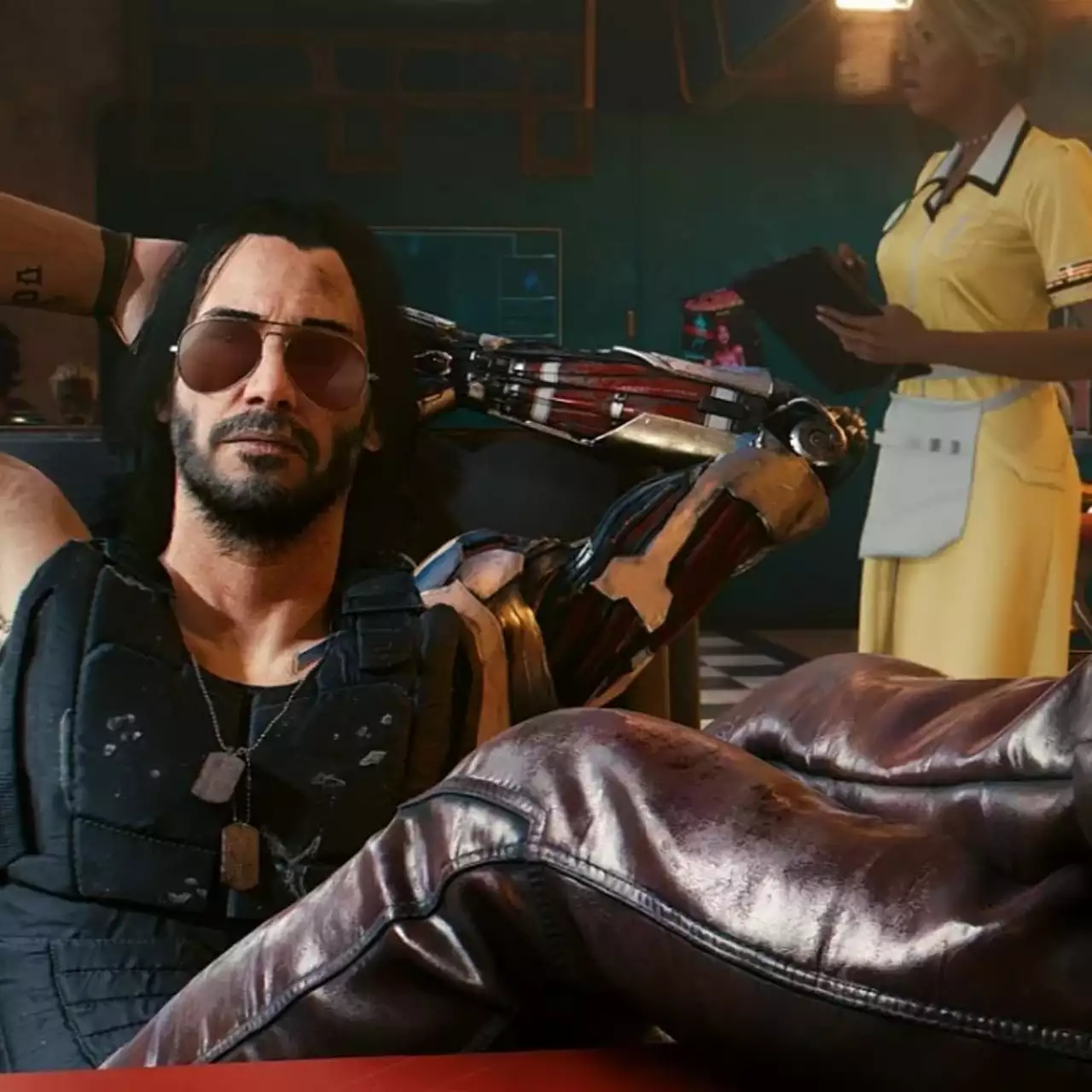 Теперь в Cyberpunk 2077 можно переспать с Киану Ривзом Теперь в Cyberpunk 2077 можно переспать с Киану Ривзом