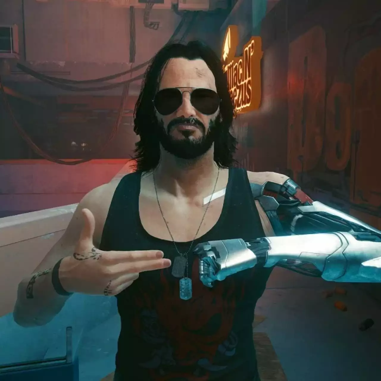 Благодаря фанатам, Cyberpunk 2077 можно пройти за Джонни Сильверхенда, Джона Уика и Киану Ривза Благодаря фанатам, Cyberpunk 2077 можно пройти за Джонни Сильверхенда, Джона Уика и Киану Ривза