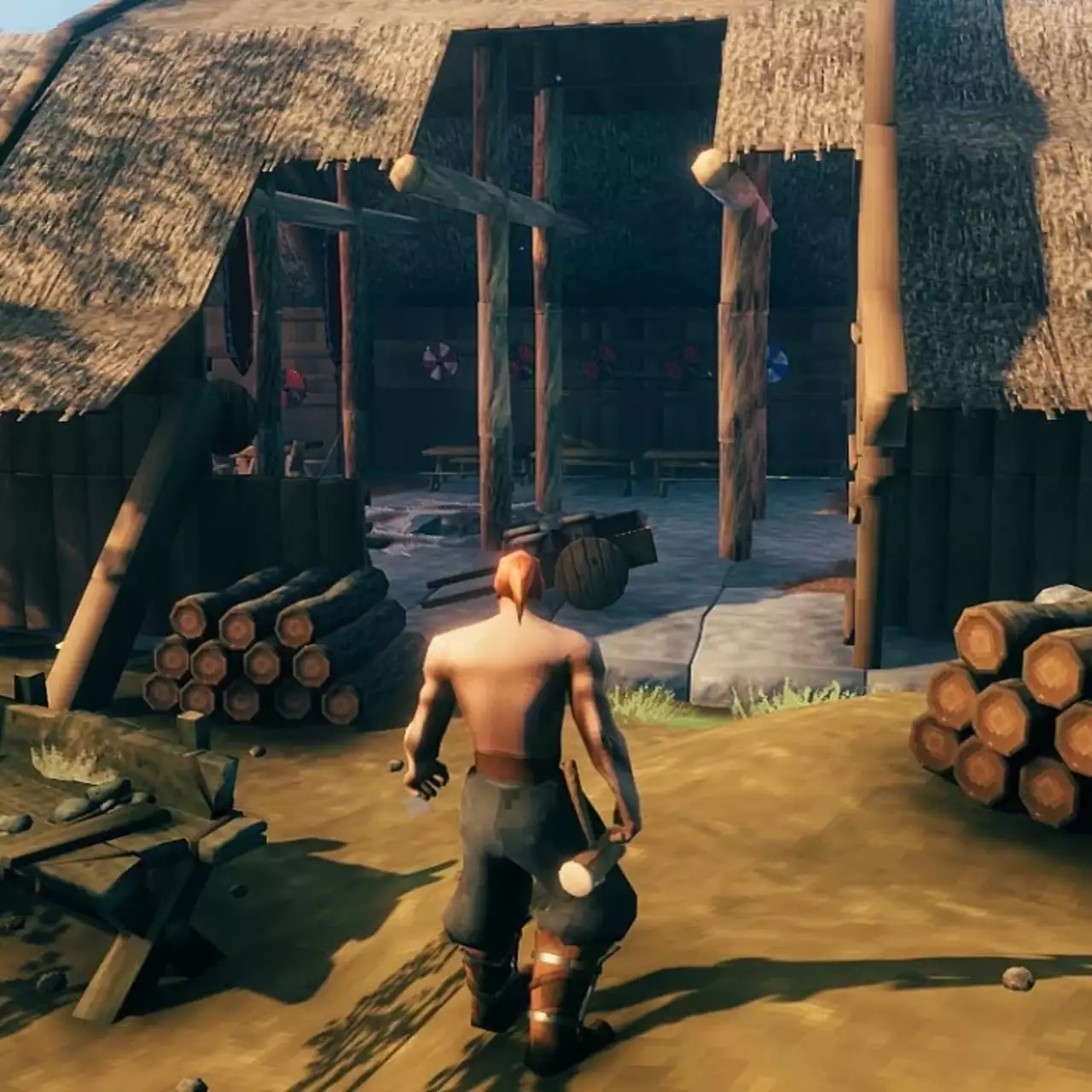 Гайд по строительству дома в Valheim — создание молота и мотыги, как выбрать место и поставить пол, стены и крышу