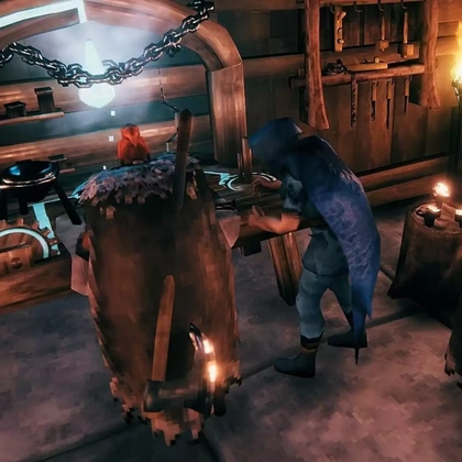 Как улучшить верстак в Valheim до 5 уровня. Как открыть колоду для рубки, дубильный станок, тесло и полку для инструментов