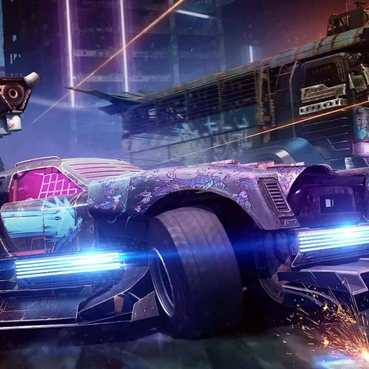 В Crossout появилась новая фракция в духе «Арасаки» из Cyberpunk 2077 — трейлер В Crossout появилась новая фракция в духе «Арасаки» из Cyberpunk 2077 — трейлер