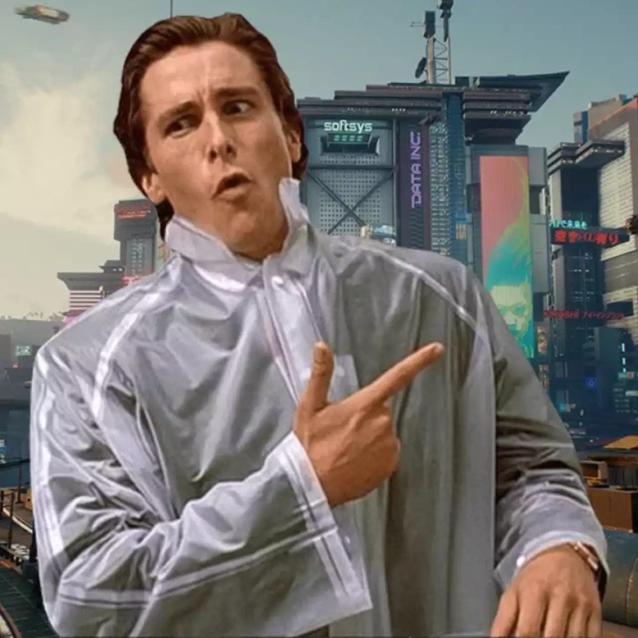 Психопат Кристиан Бейл отправился в GTA: San Andreas, Cyberpunk 2077 и «Мстители». Собрали очень странные мемы Психопат Кристиан Бейл отправился в GTA: San Andreas, Cyberpunk 2077 и «Мстители». Собрали очень странные мемы