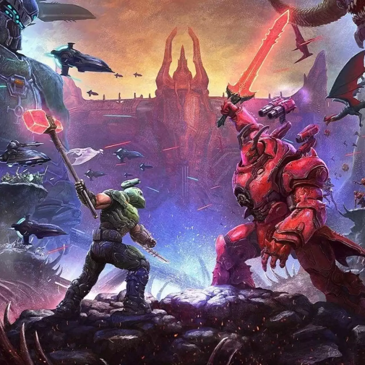 Утечка показала новые крутые арты по DOOM Eternal: The Ancient Gods Part 2