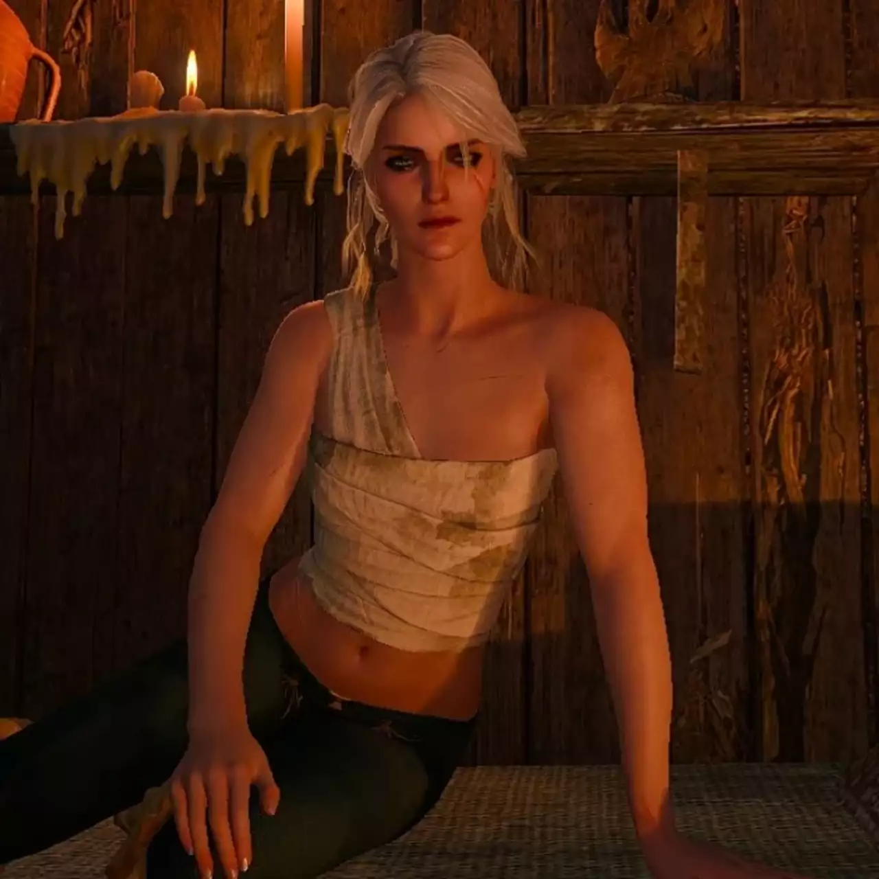 Русская красавица показала знойный косплей Цири из The Witcher 3 — с веником и в бане Русская красавица показала знойный косплей Цири из The Witcher 3 — с веником и в бане