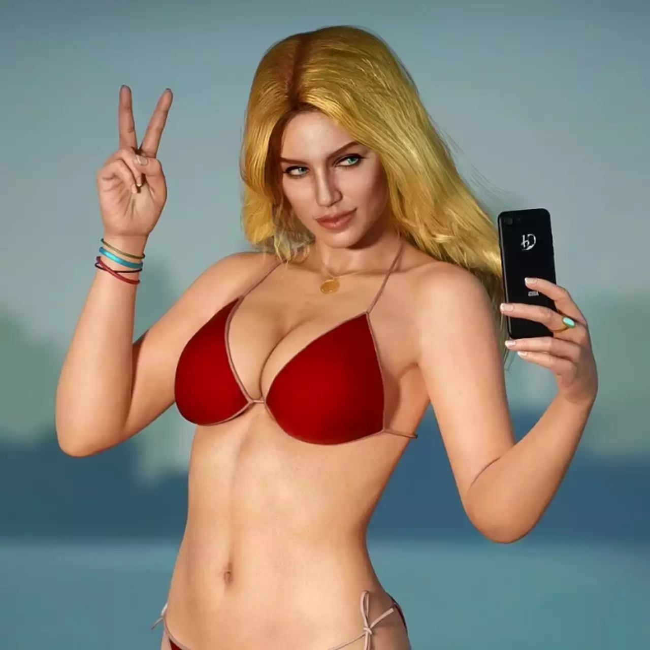 Художник перенес красавицу в бикини из GTA 5 в реальную жизнь. Получилось сексуально Художник перенес красавицу в бикини из GTA 5 в реальную жизнь. Получилось сексуально