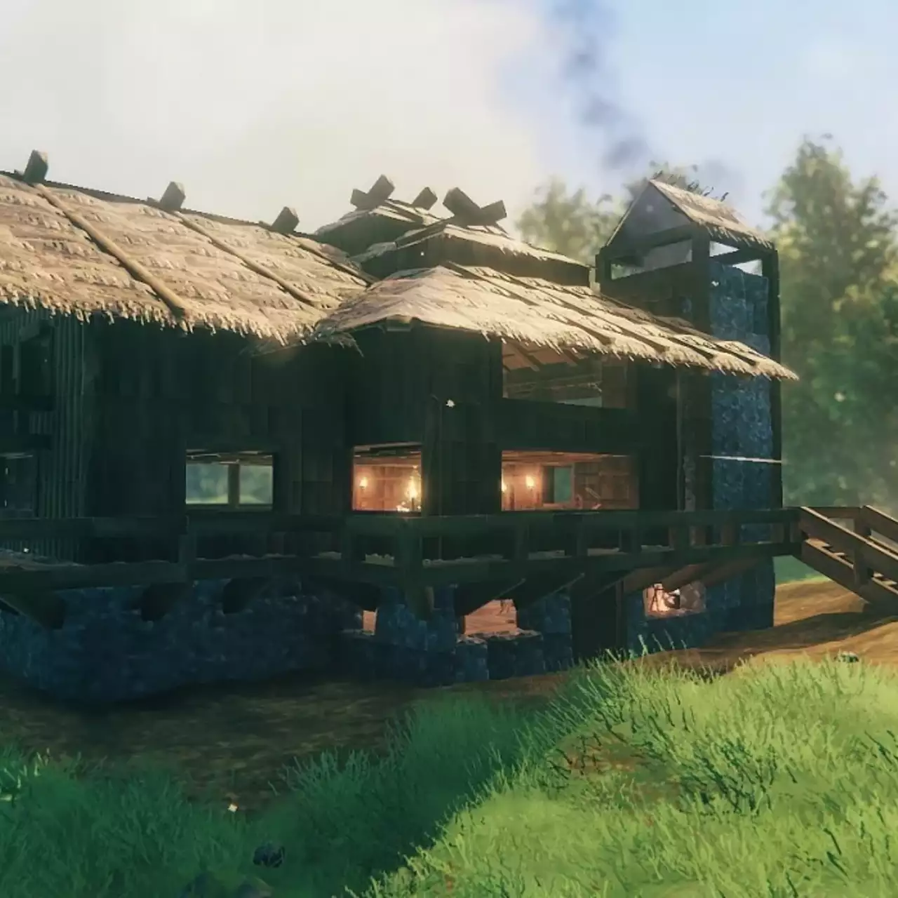 Как построить большой и высокий дом в Valheim. Правильное строительство многоэтажного дома, который не сломается Как построить большой и высокий дом в Valheim. Правильное строительство многоэтажного дома, который не сломается
