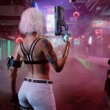 На видео показали, как Cyberpunk 2077 выглядела в 2013 году. В игре был вид от третьего лица (18+)