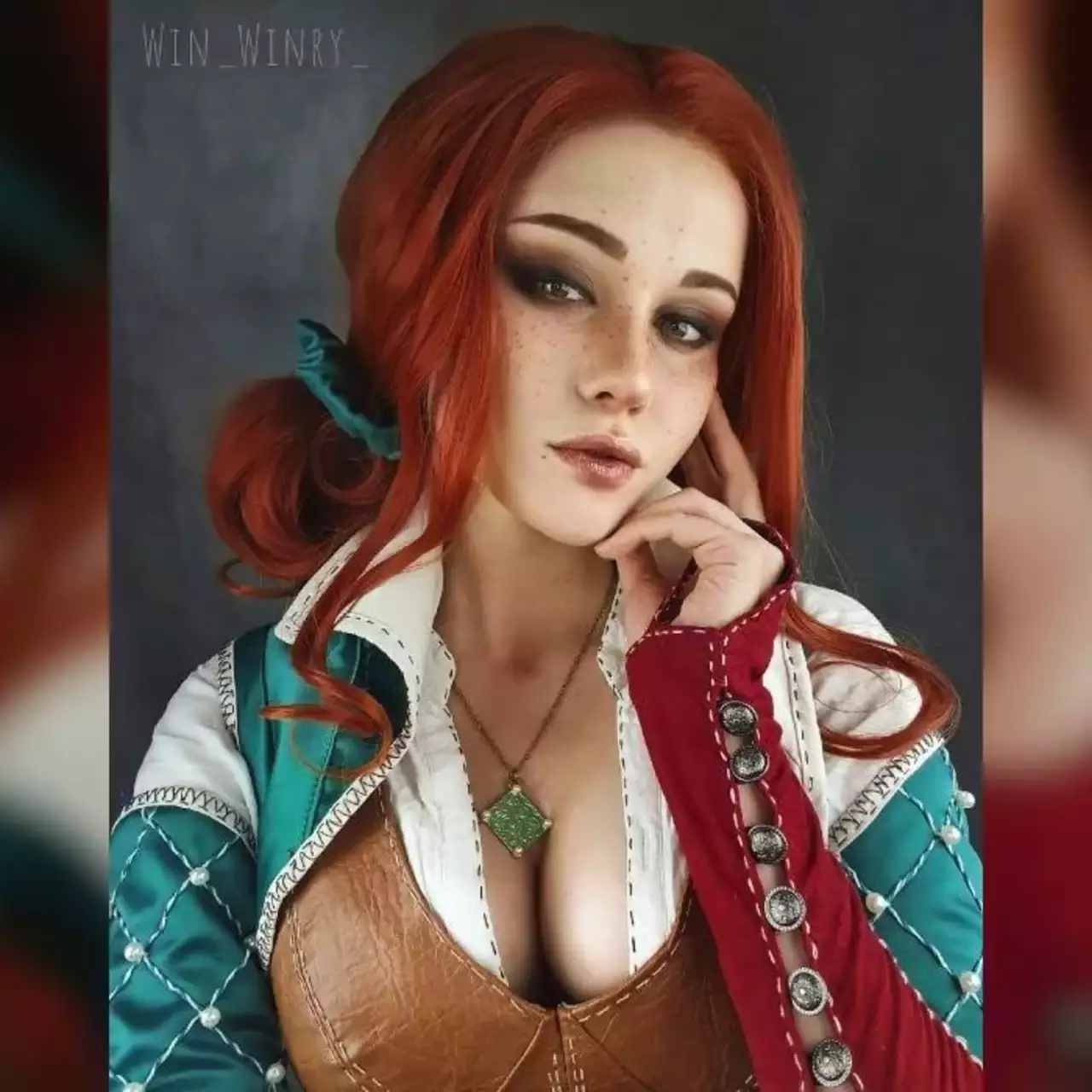 Россиянка эффектно и ярко закосплеила Трисс из The Witcher 3