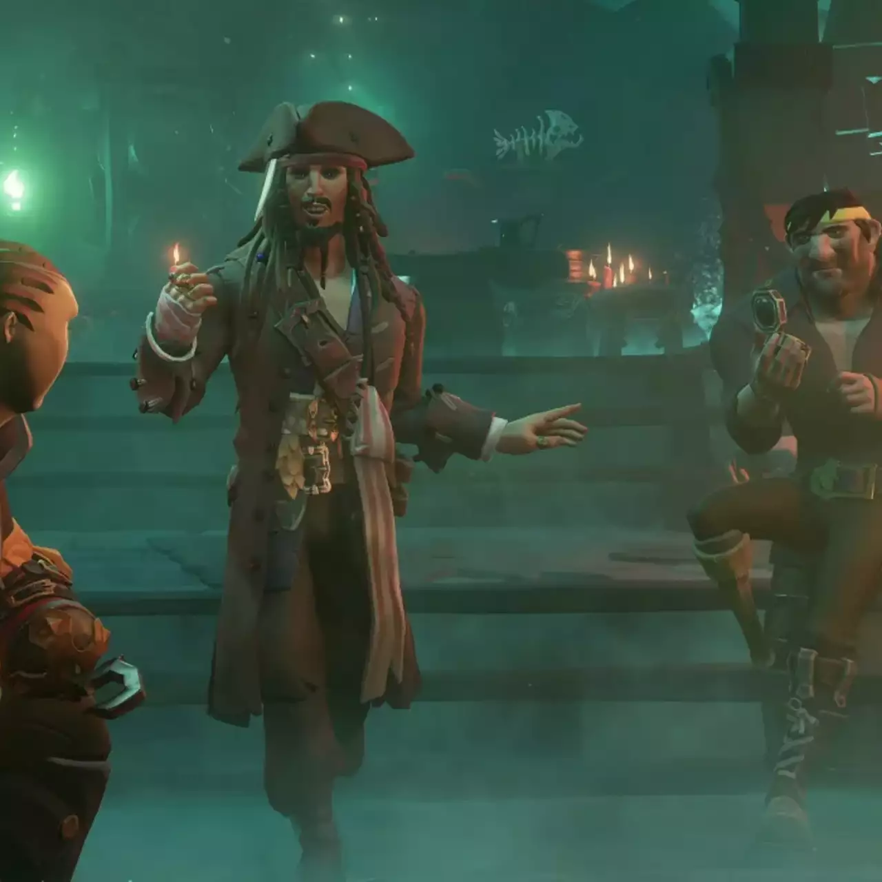 Мультиплеерный пиратский экшен Sea of Thieves получит кроссовер с «Пиратами Карибского моря». Дэйви Джонс, призраки и кракен в наличии Мультиплеерный пиратский экшен Sea of Thieves получит кроссовер с «Пиратами Карибского моря». Дэйви Джонс, призраки и кракен в наличии
