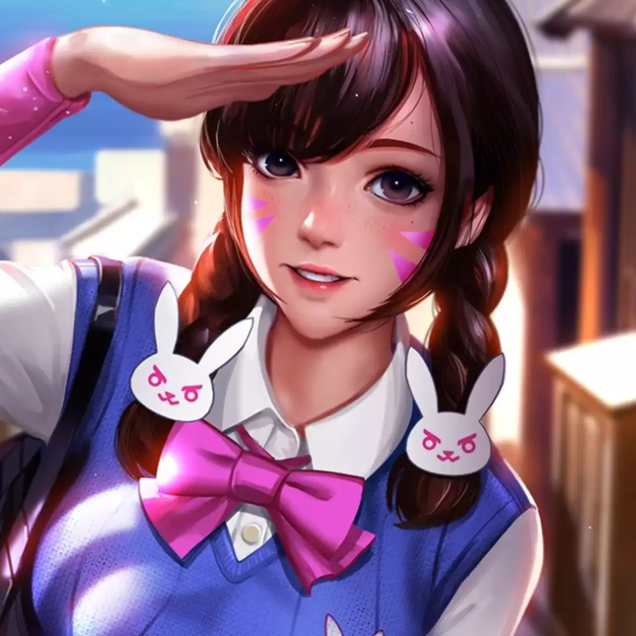 Моддер добавил в Cyberpunk 2077 очаровательную D.Va из Overwatch Моддер добавил в Cyberpunk 2077 очаровательную D.Va из Overwatch