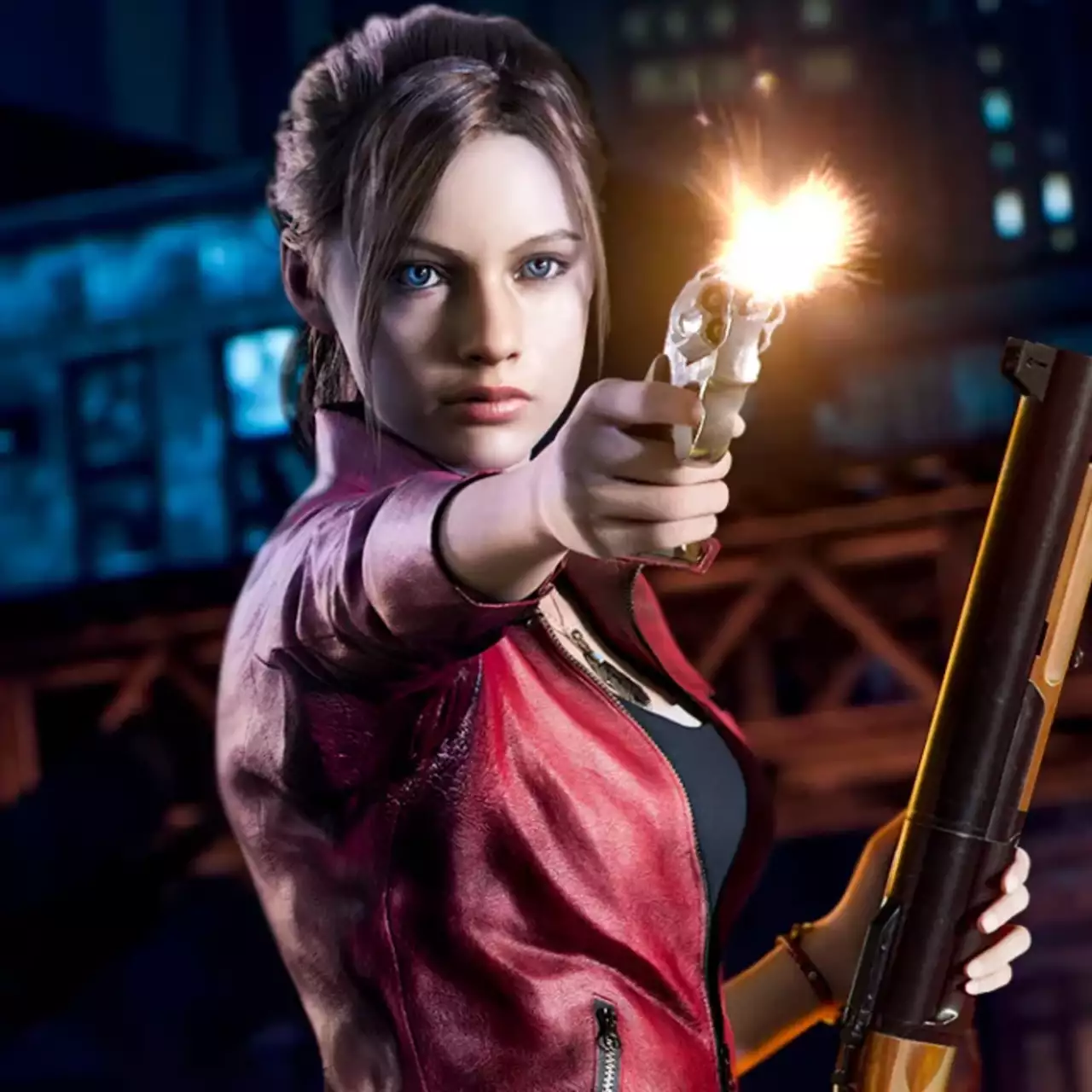 Авторы игры по The Walking Dead украли постер Resident Evil 2 и плохо стёрли Клэр Редфилд Авторы игры по The Walking Dead украли постер Resident Evil 2 и плохо стёрли Клэр Редфилд