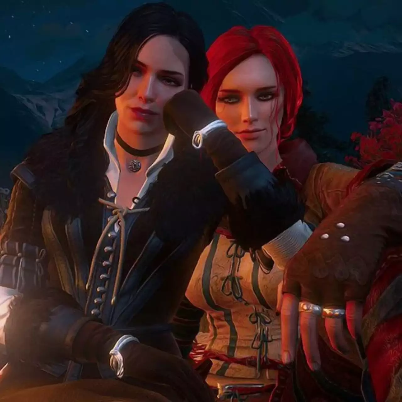 Две россиянки горячо закосплеили современных Трисс и Йеннифэр из The Witcher 3 — с пистолетом и глубоким декольте