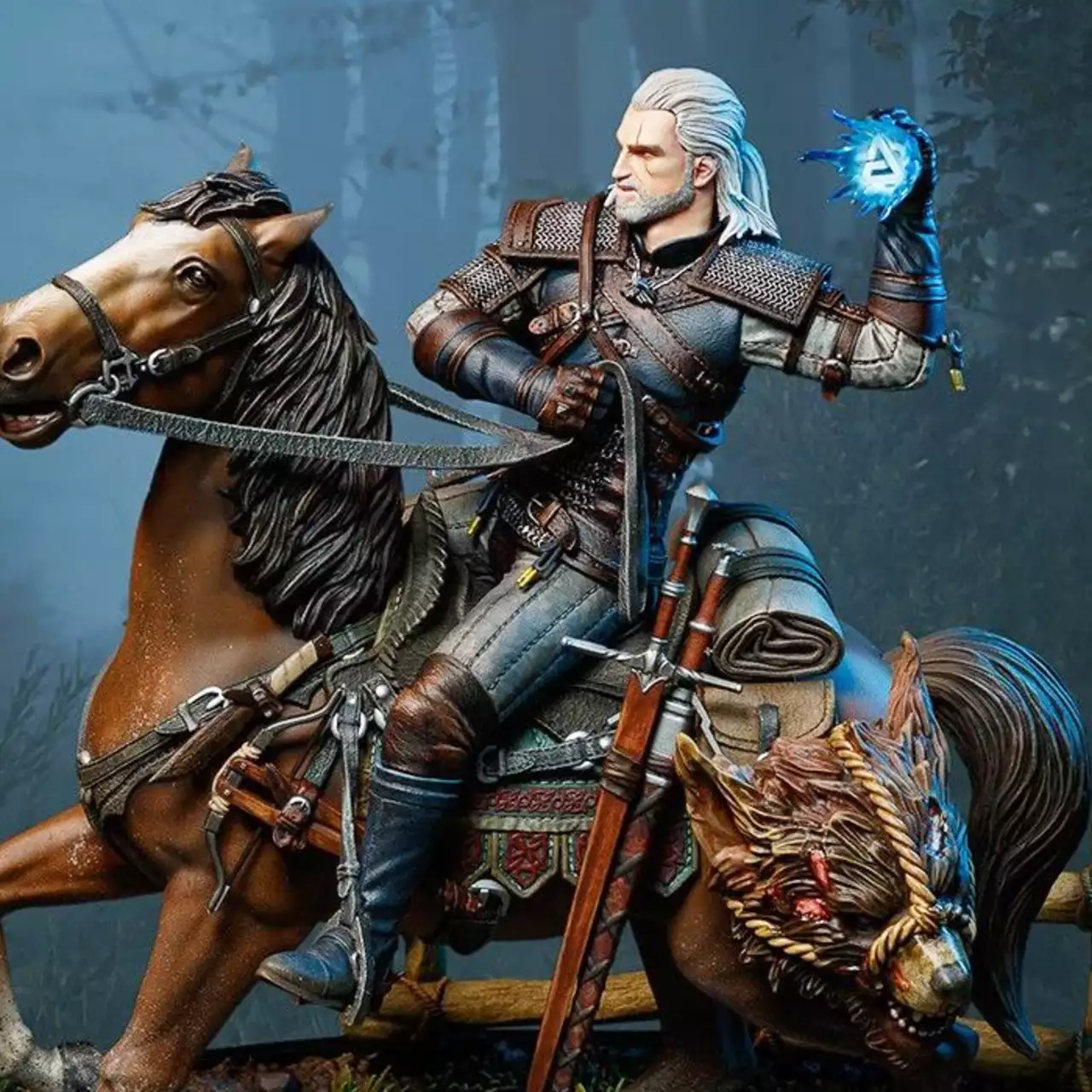 Специально для фанатов The Witcher 3 — CD Projekt RED представила лимитированную фигурку Геральта на Плотве