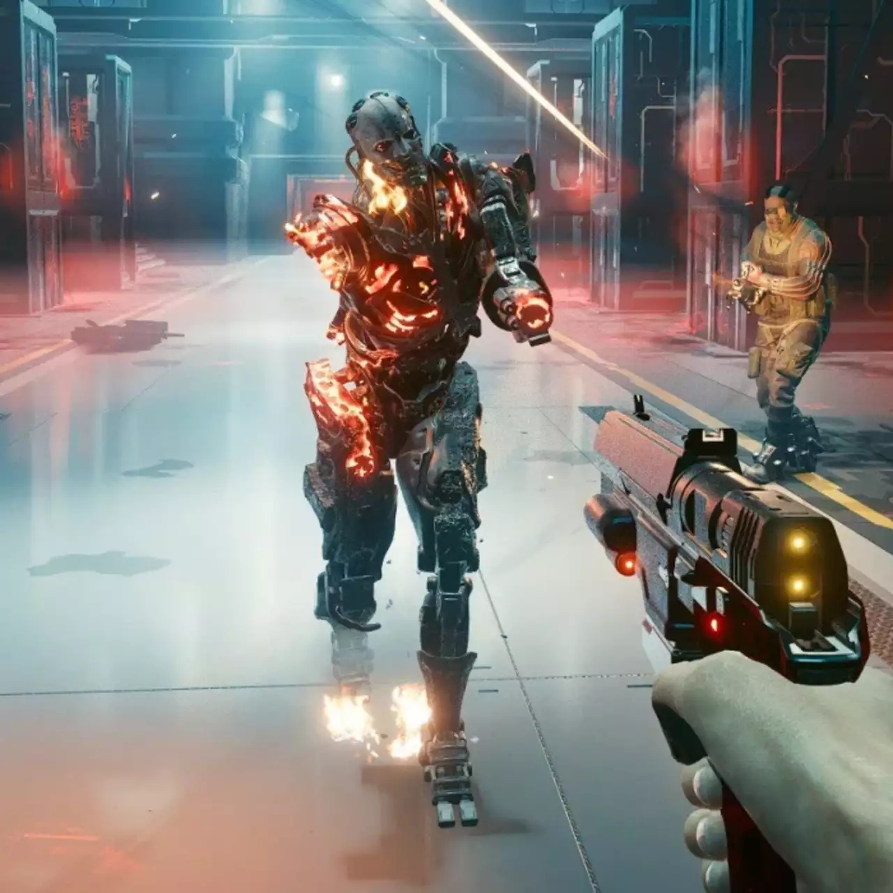 Художник из People Can Fly показал ночной город на Unreal Engine 5 — так могла выглядеть Cyberpunk 2077 Художник из People Can Fly показал ночной город на Unreal Engine 5 — так могла выглядеть Cyberpunk 2077