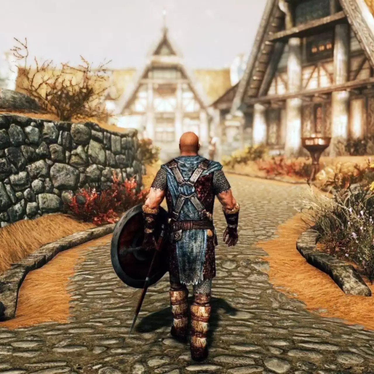 В Valheim построили большой город из Skyrim и показали сравнение с оригиналом