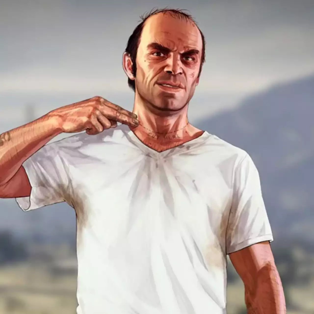 Игрок в GTA выбежал голым на улицу и подрался с преступником