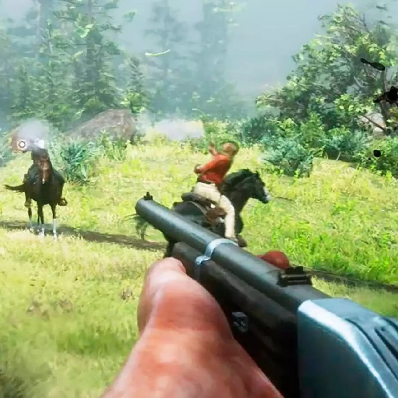 Анонсирована песочница с крафтом и строительством в стилистике Red Dead Redemption — первый трейлер Анонсирована песочница с крафтом и строительством в стилистике Red Dead Redemption — первый трейлер