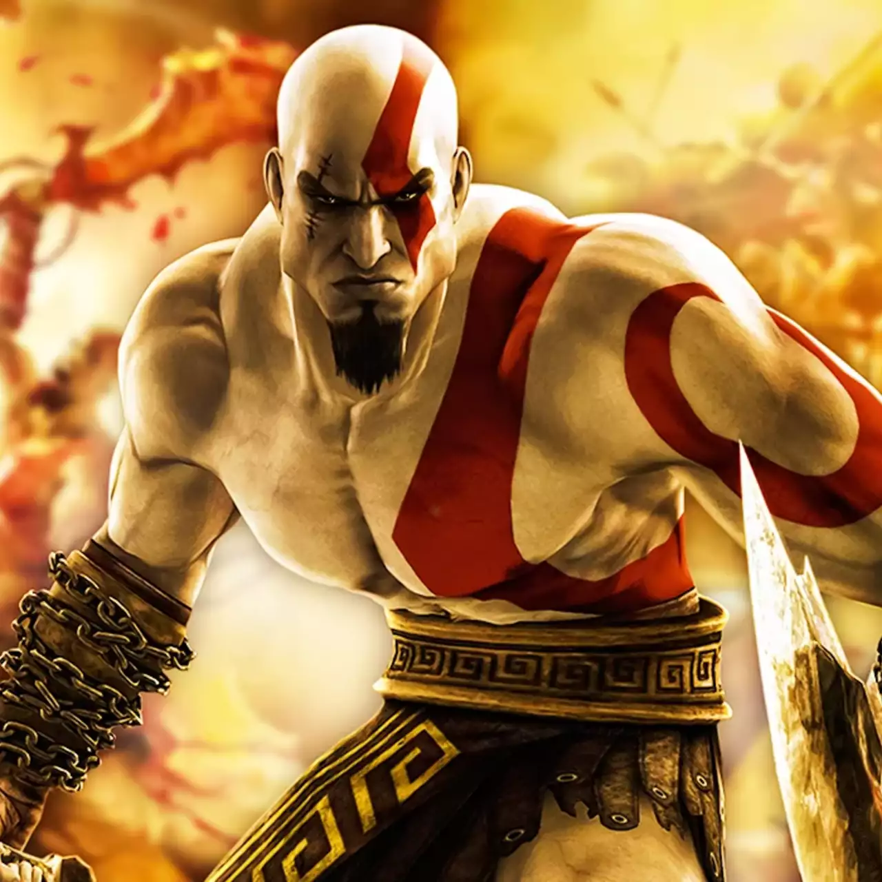В God of War на ПК вернули внешность Кратоса из первых частей. Теперь герой с козлиной бородкой и голым торсом В God of War на ПК вернули внешность Кратоса из первых частей. Теперь герой с козлиной бородкой и голым торсом