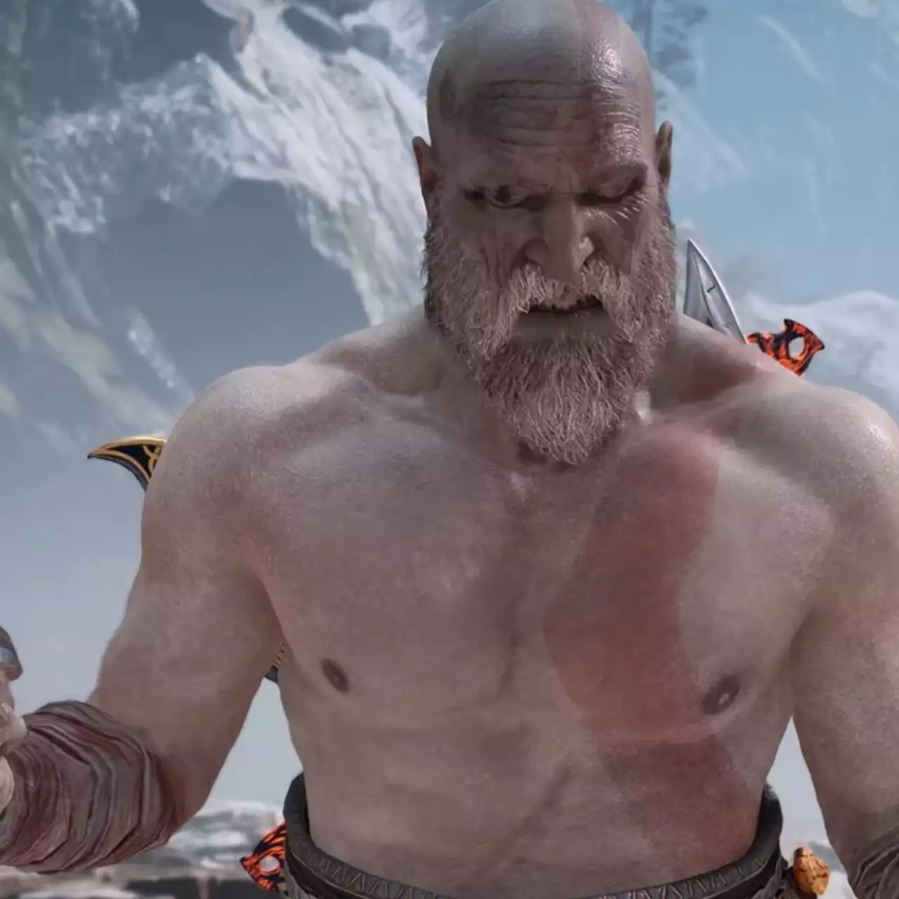 Старый, но не бесполезный — фанат состарил Кратоса из God of War