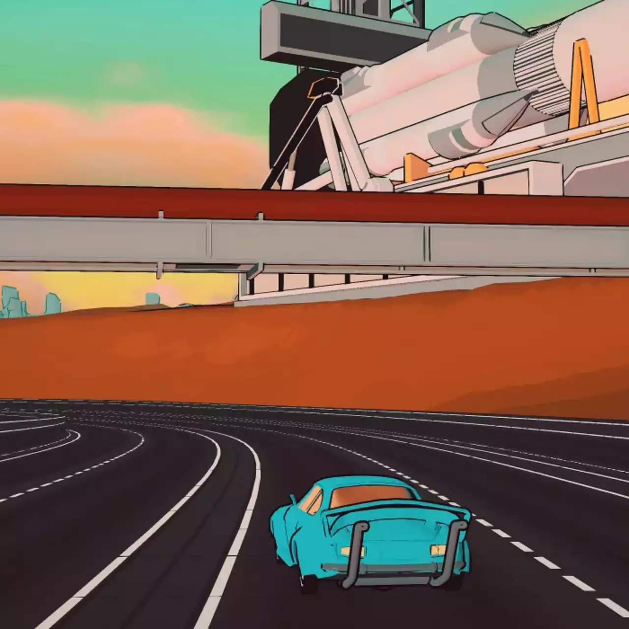 Анонсирована красочная гонка Sunrise GP с мультяшной графикой — трейлер Анонсирована красочная гонка Sunrise GP с мультяшной графикой — трейлер
