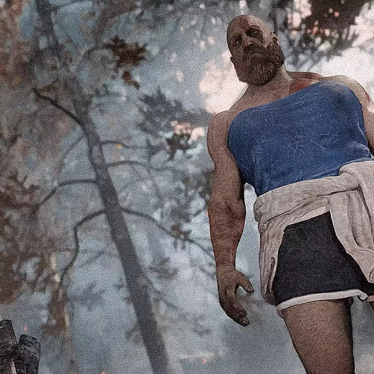 Моддер поиздевался над Кратосом из God of War, одев его в костюм Джилл Валентайн из Resident Evil 3 Моддер поиздевался над Кратосом из God of War, одев его в костюм Джилл Валентайн из Resident Evil 3