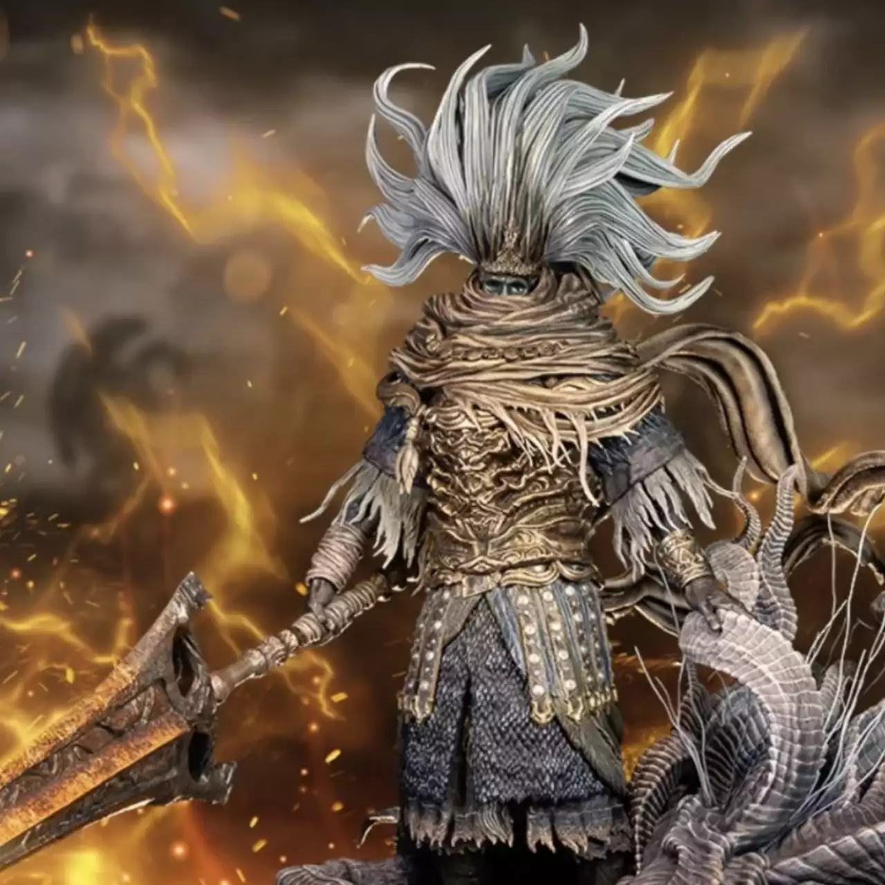 Для самых больших фанатов Dark Souls: дорогая фигурка Безымянного Короля из DS3 со светящимся оружием Для самых больших фанатов Dark Souls: дорогая фигурка Безымянного Короля из DS3 со светящимся оружием