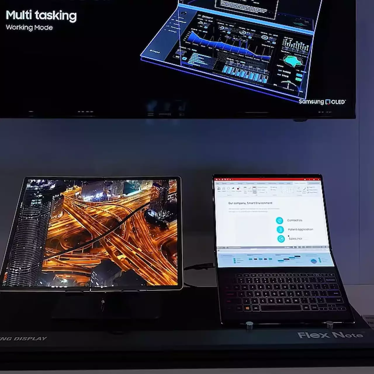 Samsung представила гибрид планшета и ноутбука Flex Note со складным экраном Samsung представила гибрид планшета и ноутбука Flex Note со складным экраном