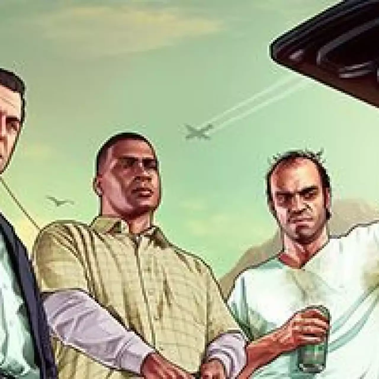 Новый арт GTA 5 засняли в торговой сети Gamestop
