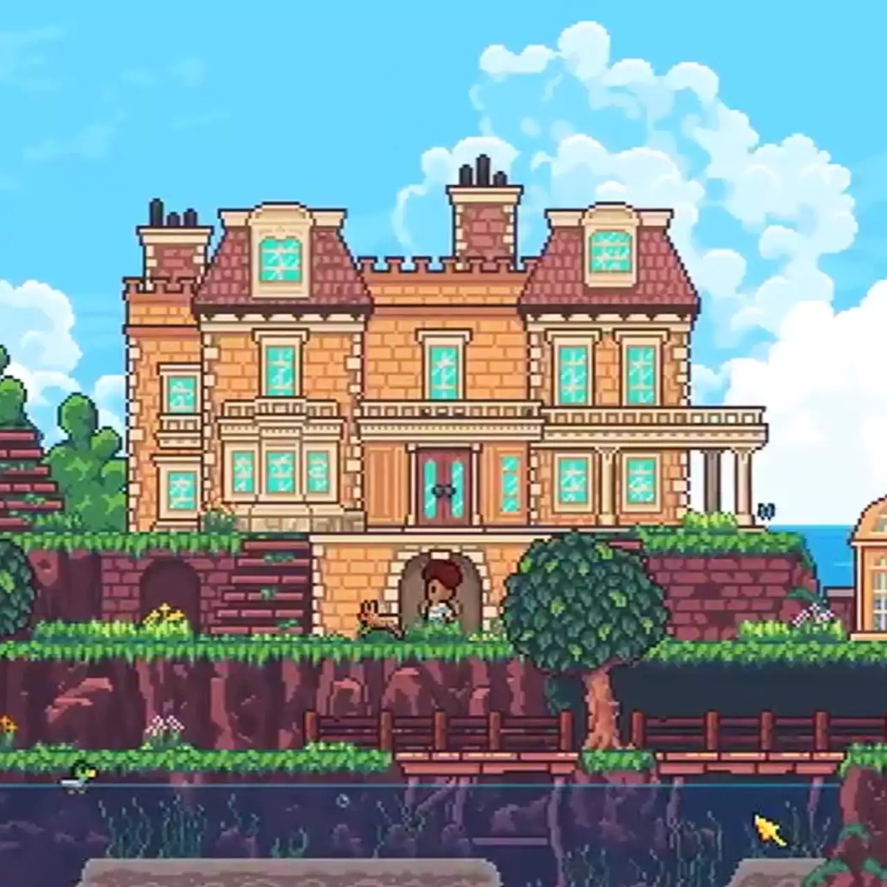 Вышел трейлер новой RPG с открытым миром и крафтом в духе Stardew Valley. Игру создает один человек Вышел трейлер новой RPG с открытым миром и крафтом в духе Stardew Valley. Игру создает один человек