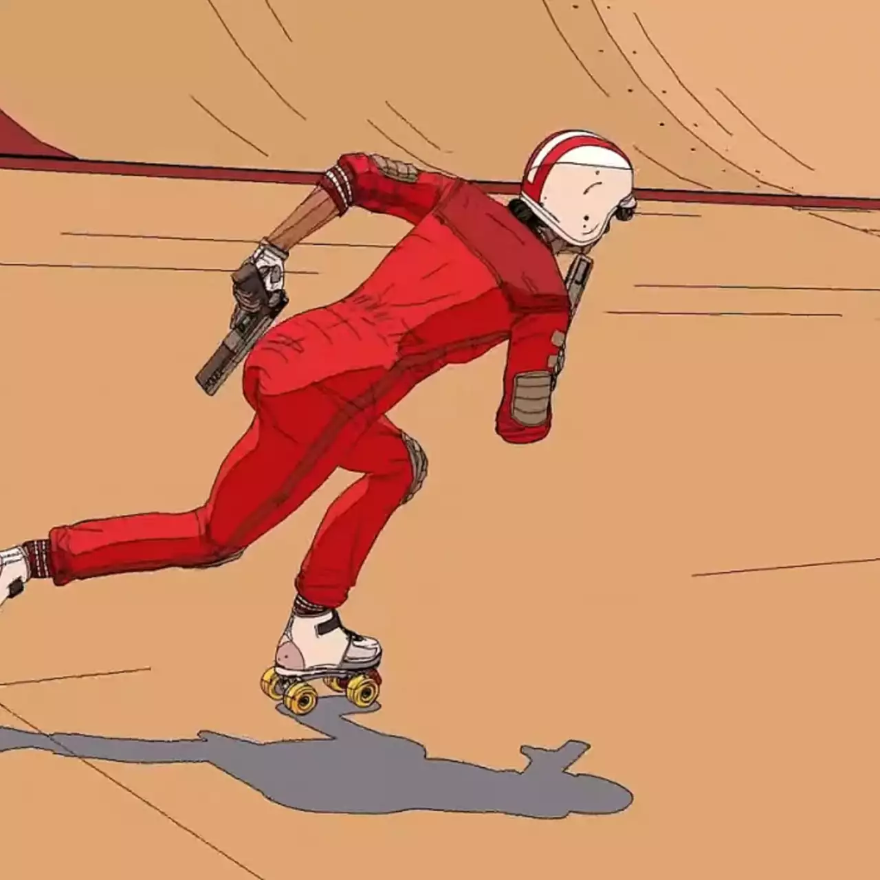 На State of Play представили динамичный экшен Rollerdrome про жестокий спорт будущего