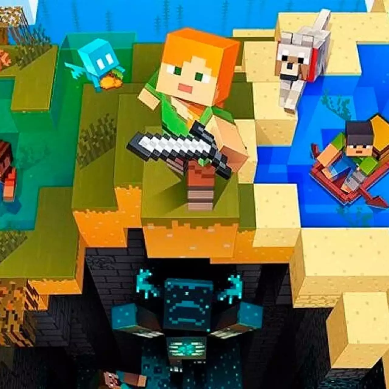 Вышел трейлер большого обновления для Minecraft — в нём показали самый глубокий биом и нового моба Вышел трейлер большого обновления для Minecraft — в нём показали самый глубокий биом и нового моба