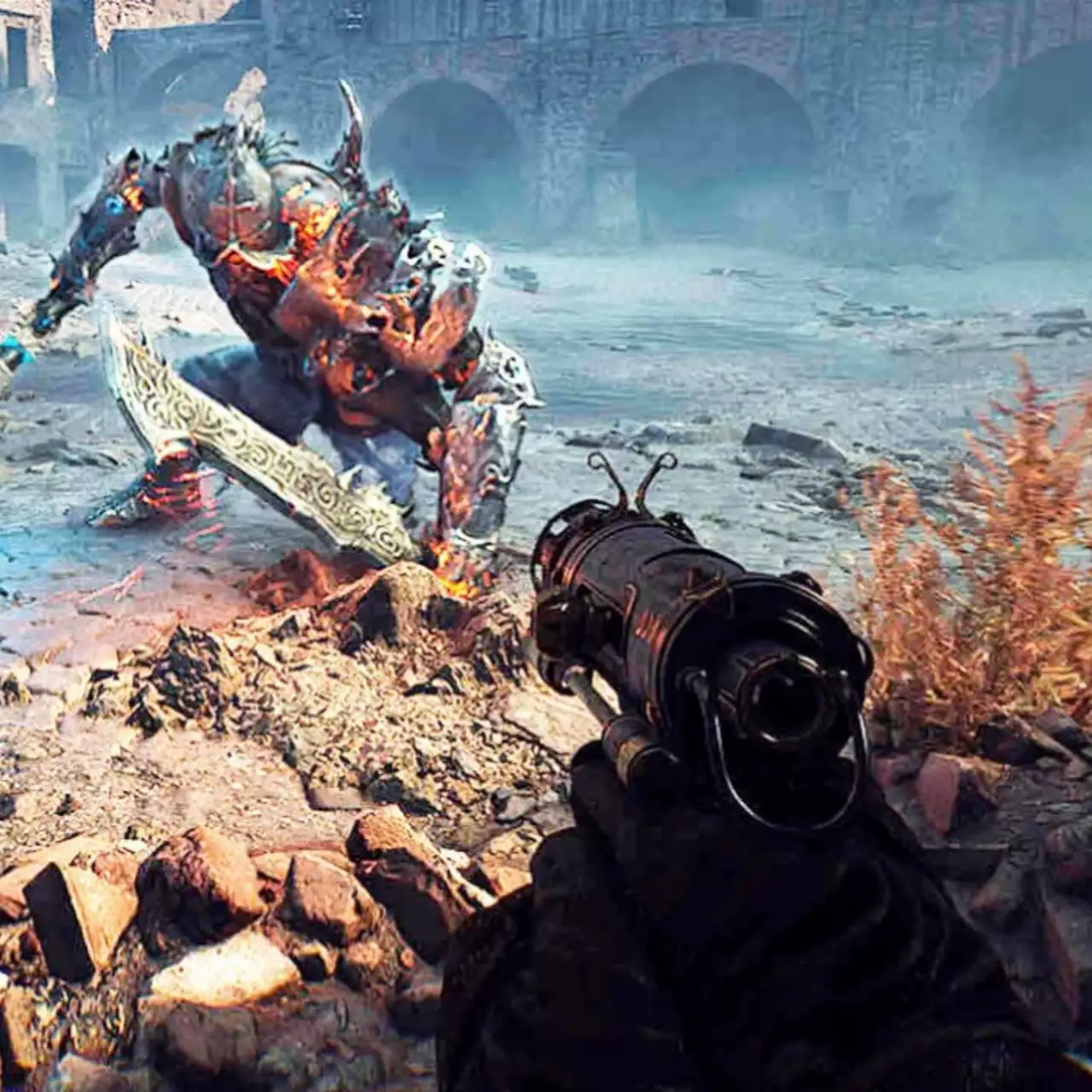 Doom в сеттинге Dark Souls: появились скриншоты шутера Witchfire, который делают уже 7 лет