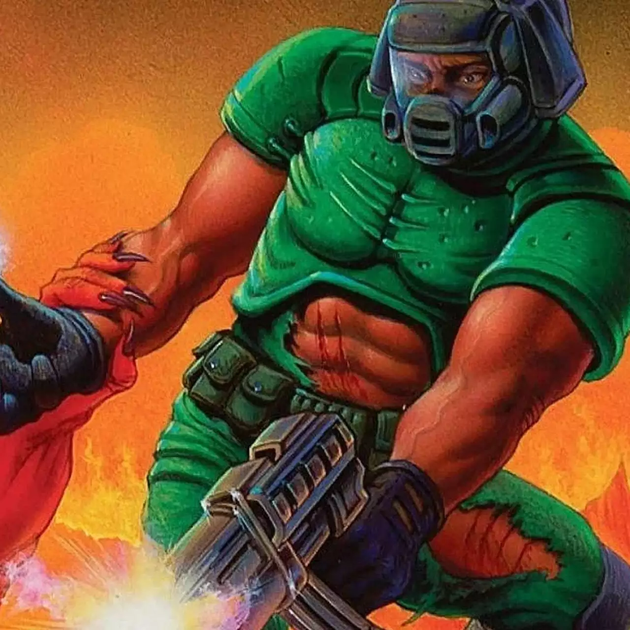 Фанат запустил DOOM и Heretic внутри DOOM 2 Фанат запустил DOOM и Heretic внутри DOOM 2