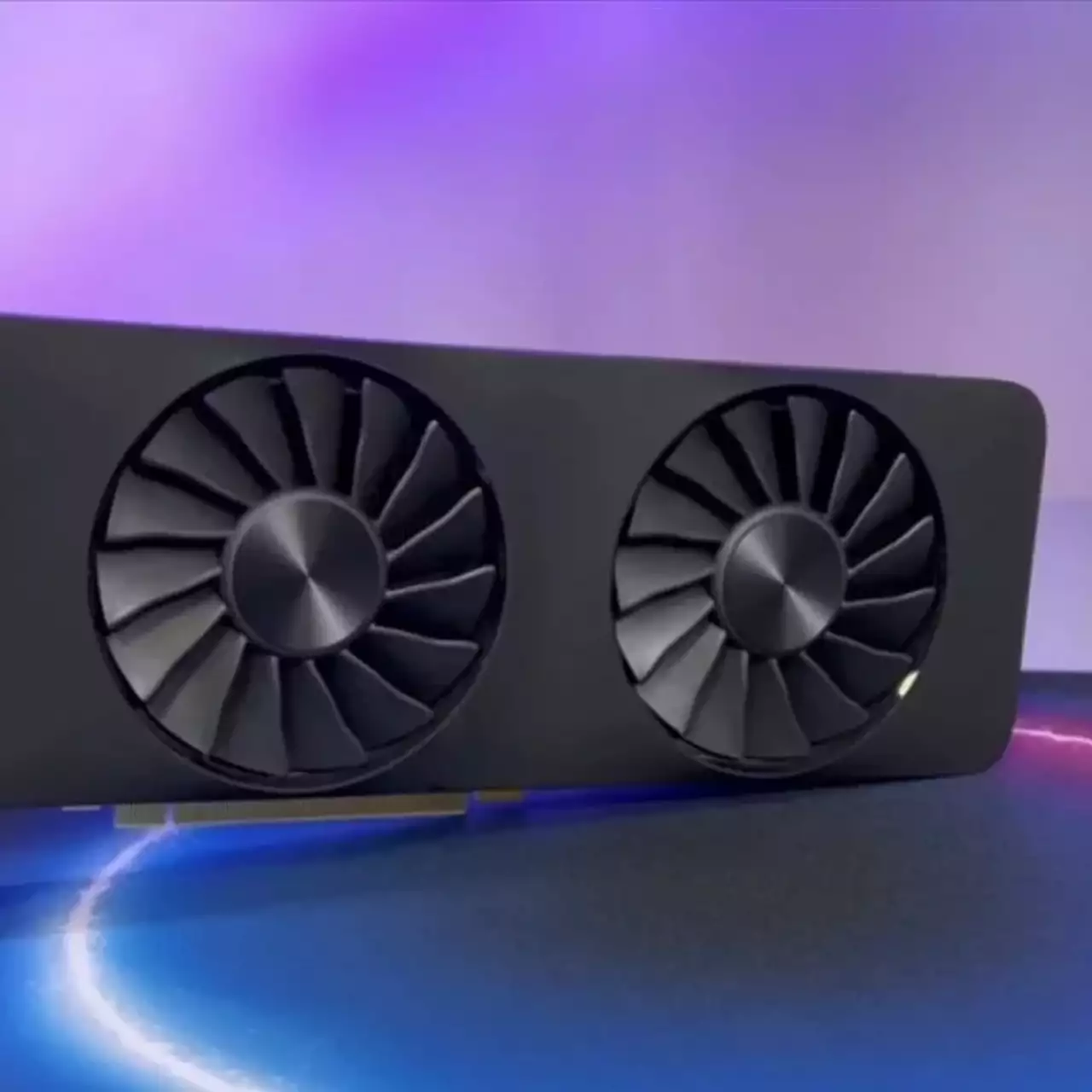 Intel показала свою флагманскую видеокарту Arc A770. У неё два вентилятора, подсветка и четыре видеовыхода