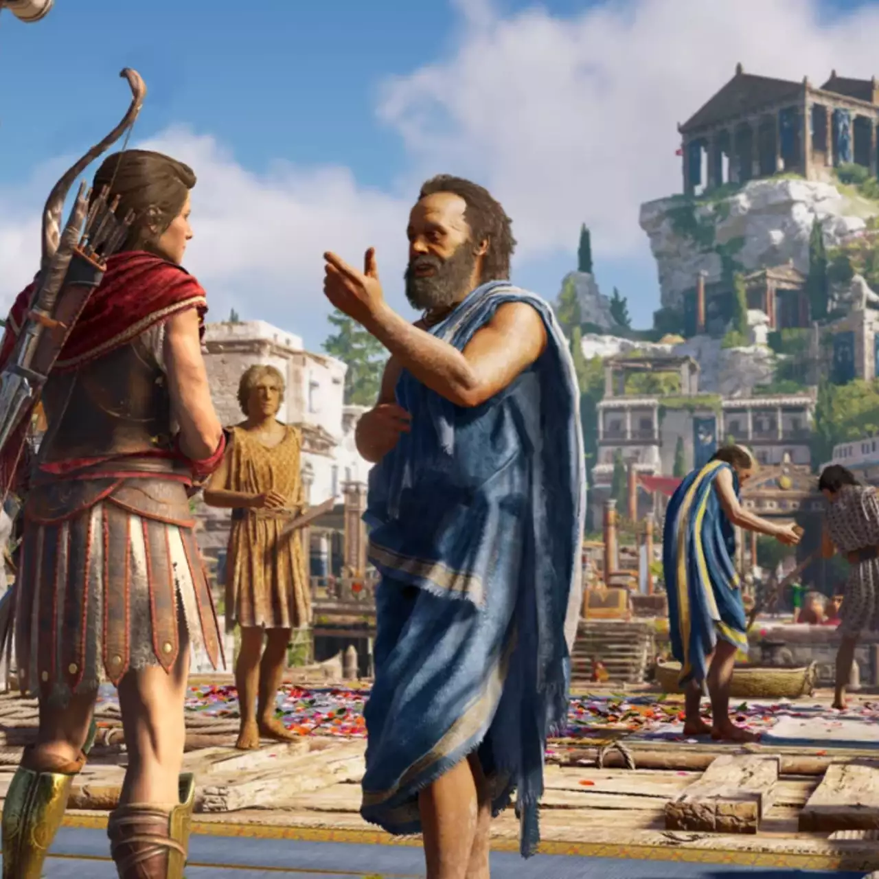 На фото сравнили реальные места из Греции с их аналогами из Assassin's Creed Odyssey — сходств очень много На фото сравнили реальные места из Греции с их аналогами из Assassin's Creed Odyssey — сходств очень много